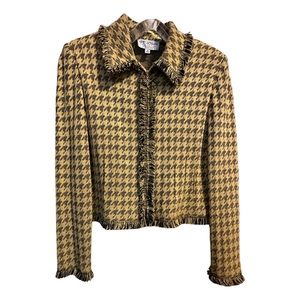 St. John Marie Grey Knit Jacket, Size 12